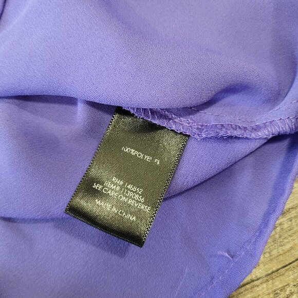 TORRID | Georgette Split Tie Neck Tank Top Blouse | Sz. 6X - Picture 4 of 5